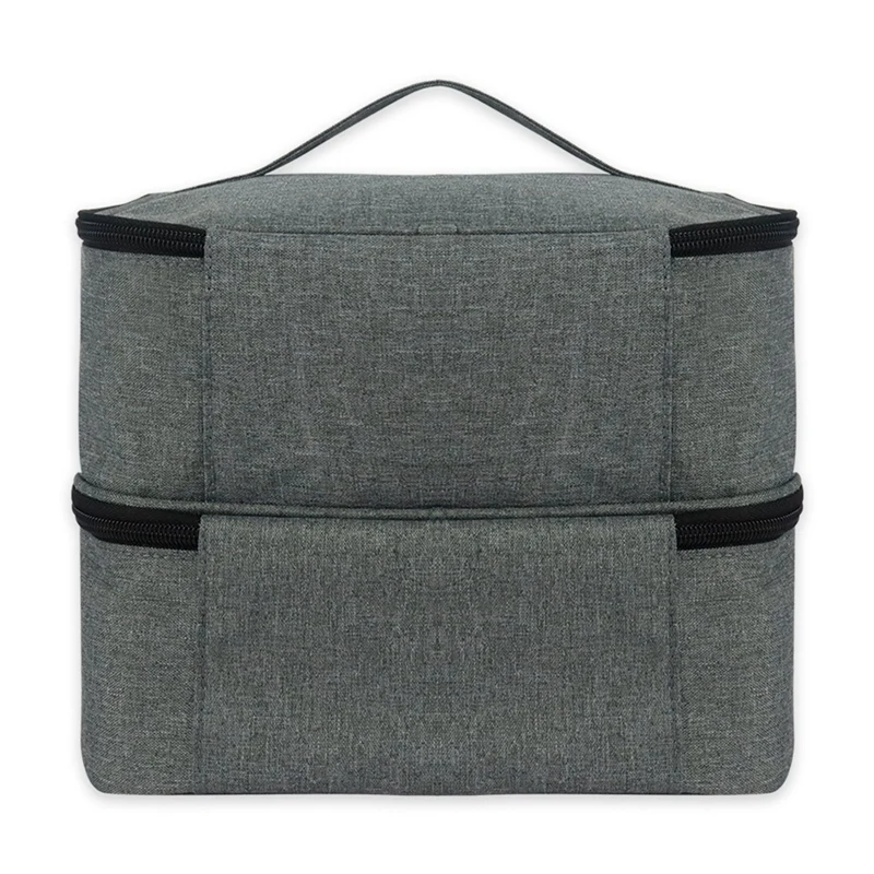 

Nail Polish Storage Bag Nylon Portable Large Handbag Organizer For Cosmetic