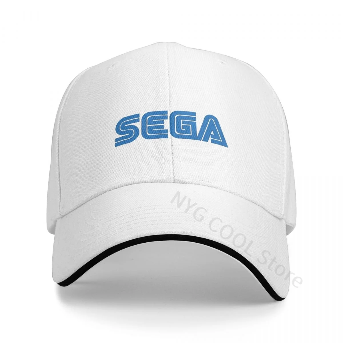 

Multiple Colour Sega (2) Baseball Cap Peaked Cap Adjustable Dad Hat Shade Sport Baseball Hats