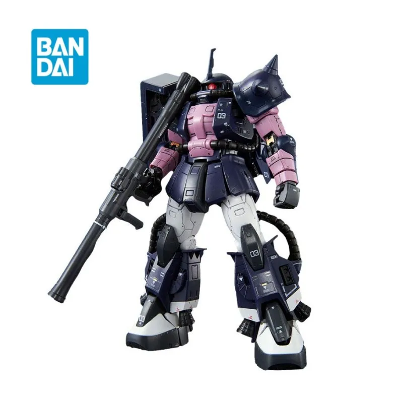 

Bandai Gundam RG MS-06R-1A Black TRI-Stars Zaku 2 Модель комплект Аниме Фигурки Коллекция Gunpla экшн-Фигурки игрушки в подарок
