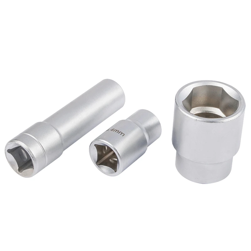 

3 Pieces Anti-rust Socket Kit High Hardness Triangular Multi-Toothed Socket Tool