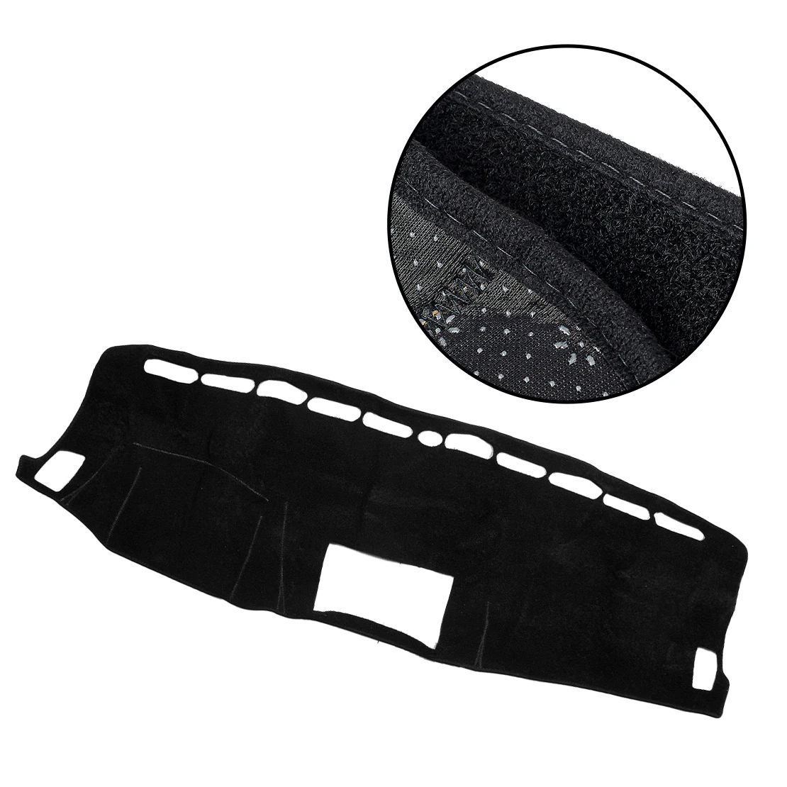 

Нескользящий протектор для приборной панели с отверстием для монет LHD полиэстер подходит для Ford Ranger PX2 PX3 MK3 XLT XL XLS 2015-2021