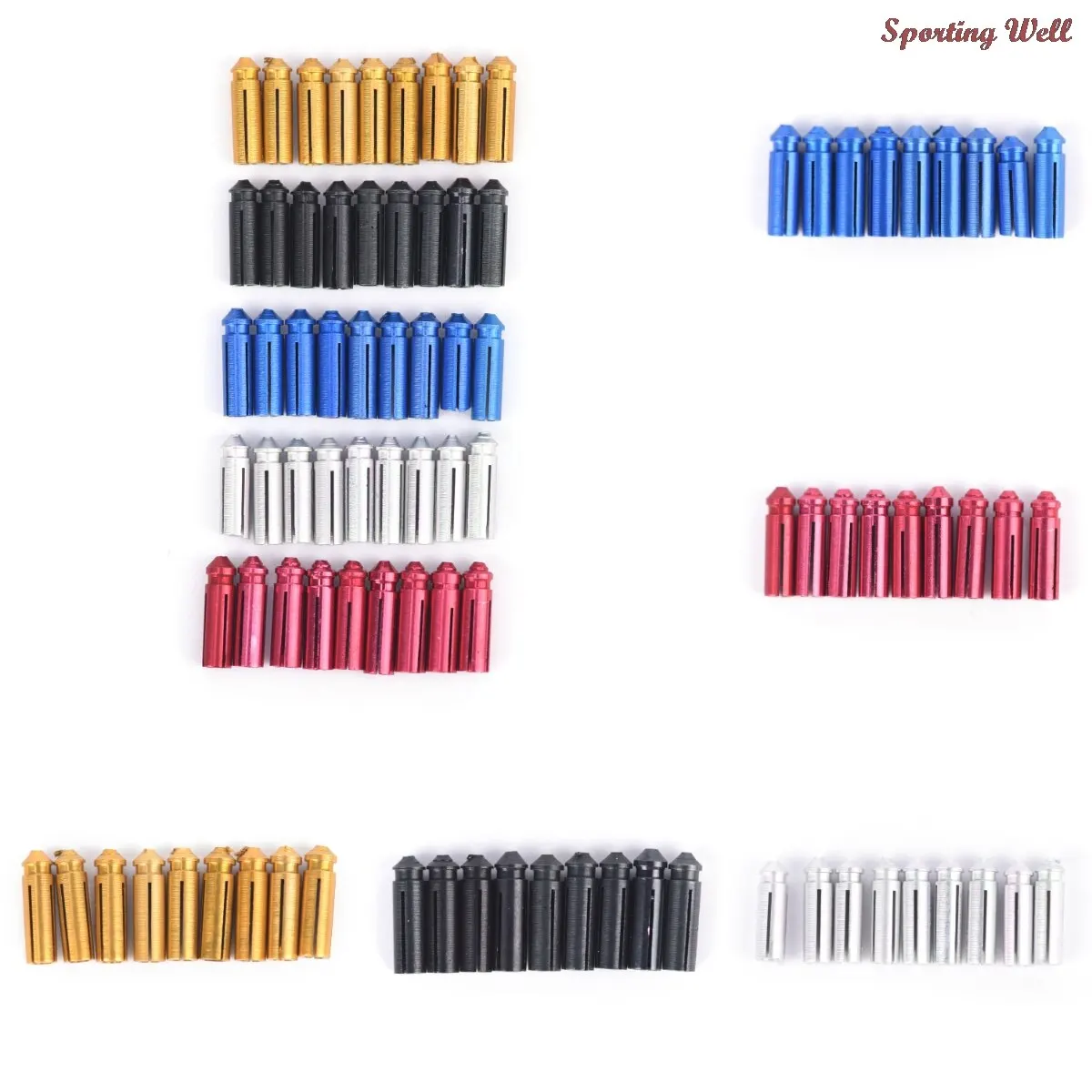 

9pcs/lot Aluminum Alloy Darts Flight Savers Dart Wing Tail Protector Steel Soft Tip Darts Accessories 5 Colors