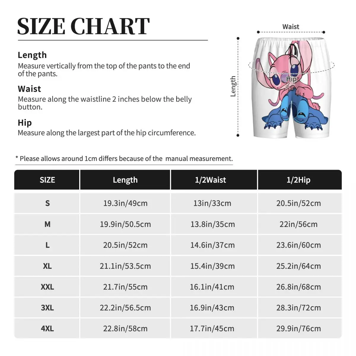 Пижама Lilo Stitch с мультяшным Аниме Манга штаны для мужчин шорты отдыха и сна пижама