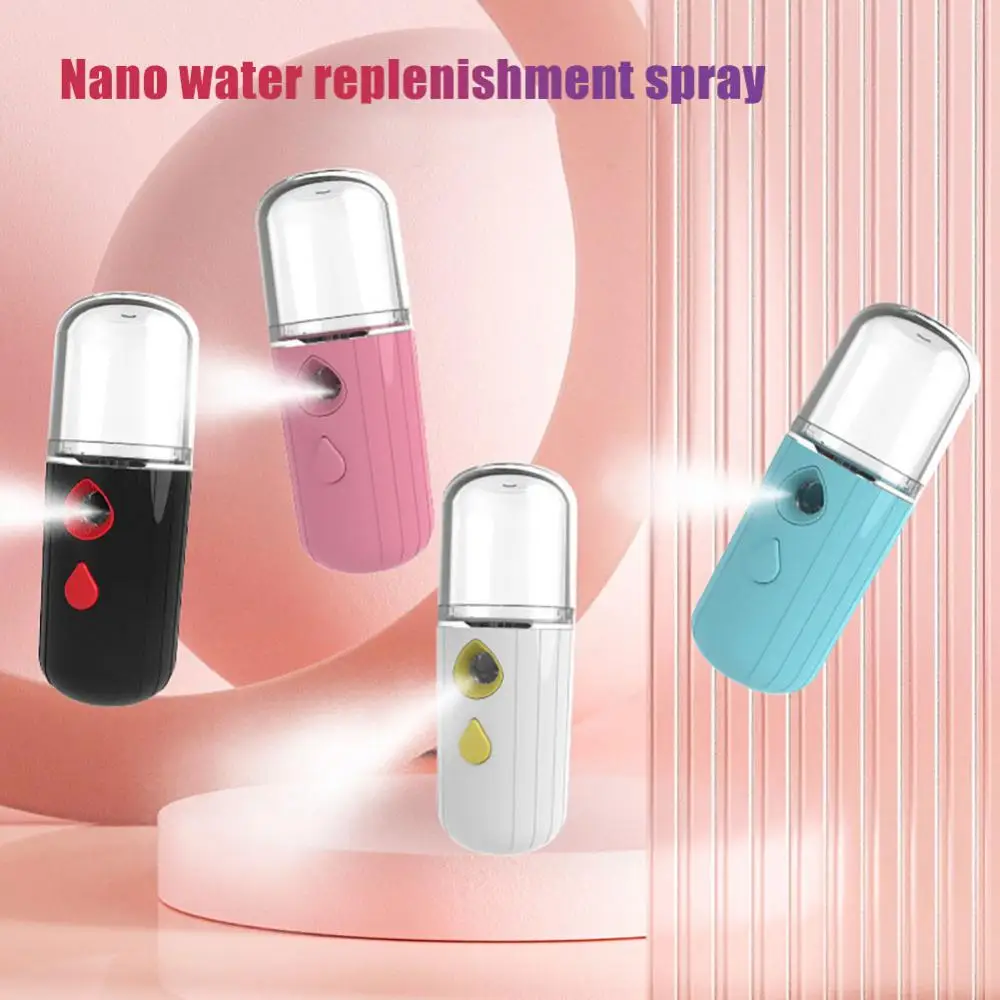 

Nano Spray Water Replenishing Vaporizer Instrument Face Moisturizer Sprayer Portable Handheld Mini Humidifier Mist Sprayer