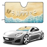 car sunshade summer beach foldable reflective windshield sunshade for car suv truck sun shade summer car visor windshield shade