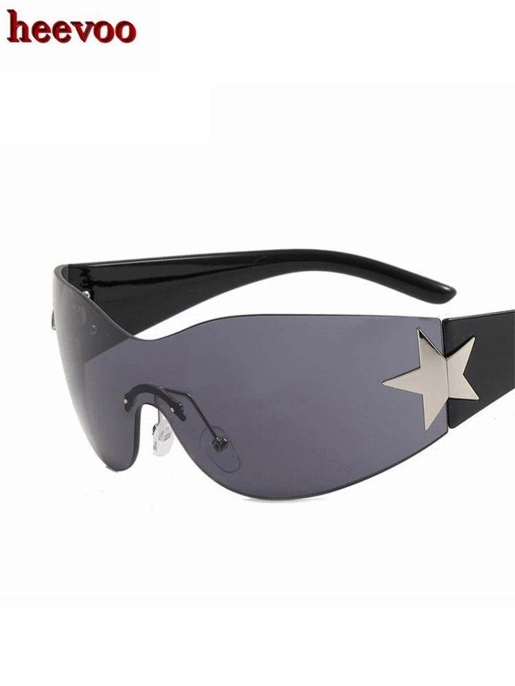 Спортивные солнцезащитные очки в стиле панк Y2k