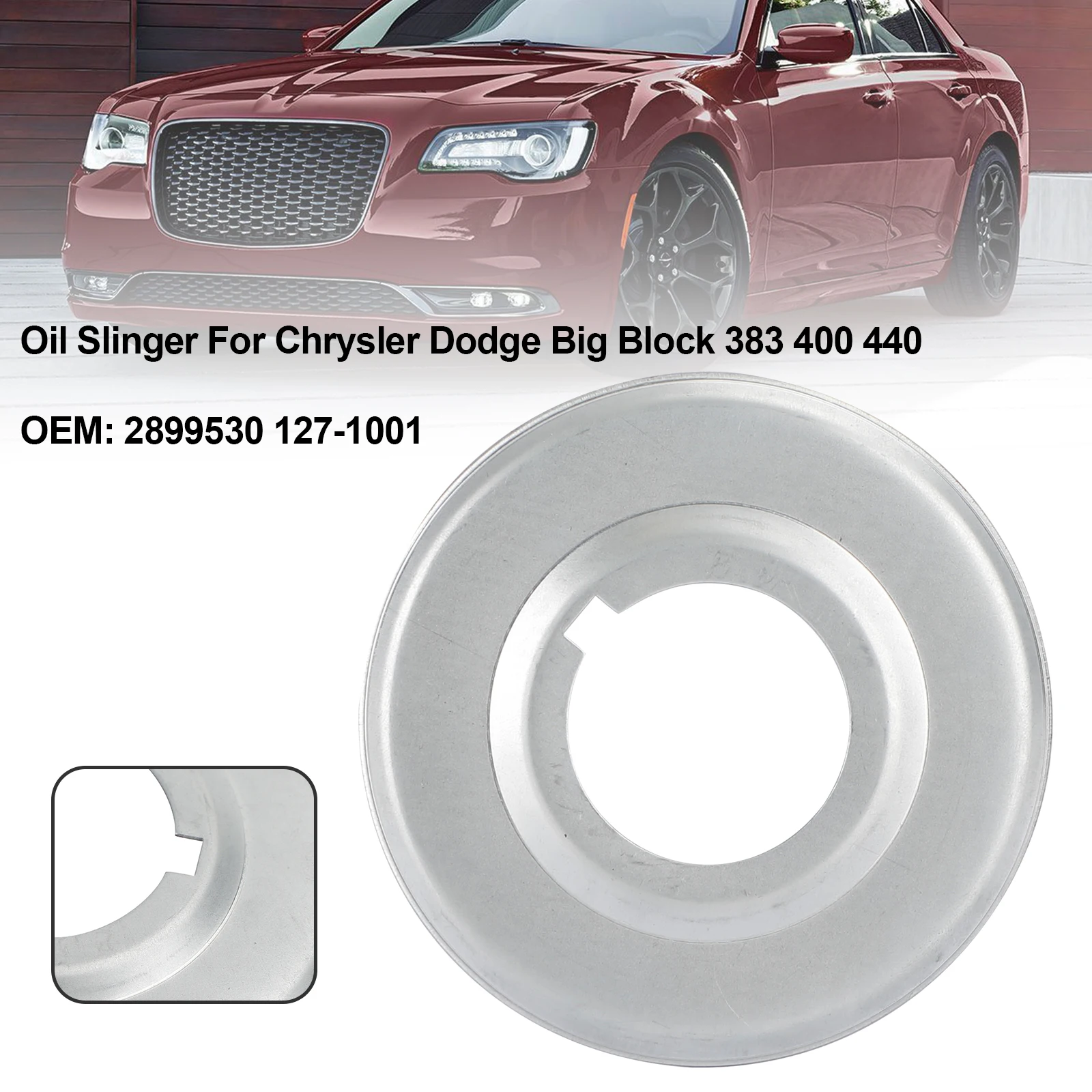 

Artudatech Oil Slinger For Chrysler Dodge Big Block 383 400 440 2899530 127-1001 Car Accessories