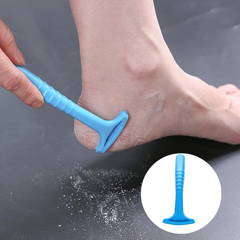 

2 шт., педикюрный нож с пластиковой ручкой для удаления мозолей