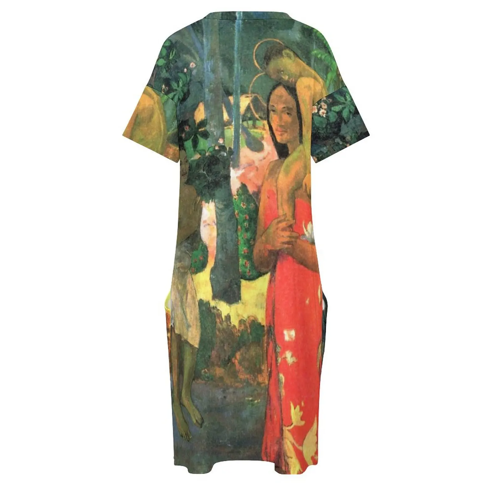 HD La Orana Maria (Hail Mary) от Paul Gauguin HIGH DEFINITION Свободное платье с карманами женское для