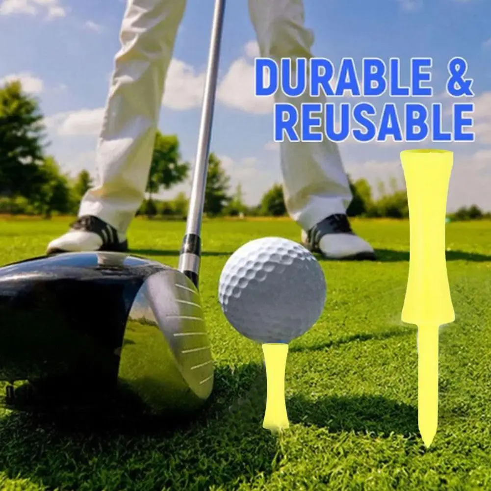 

50pcs Mini Golf Tees Plastic 43mm Length Golf Nail Limit Pin Outdoor Golf Training Aids For Golfer Essential Accessory U5p6
