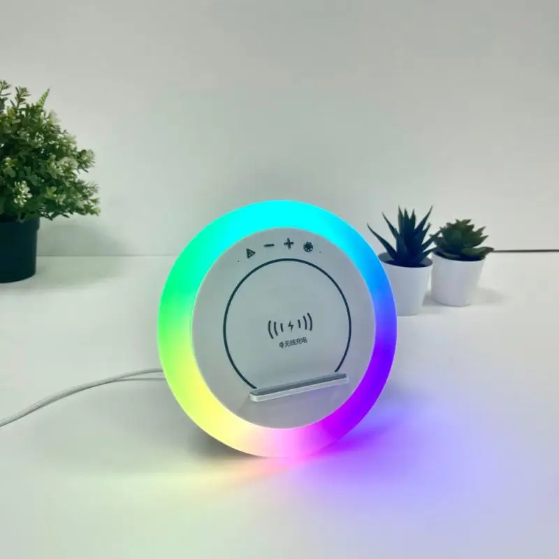 

Night Lights Wireless Charging Led Speakers 4 In 1 Charging 10w Multifunction Charging Accessory Speake Fast Charging