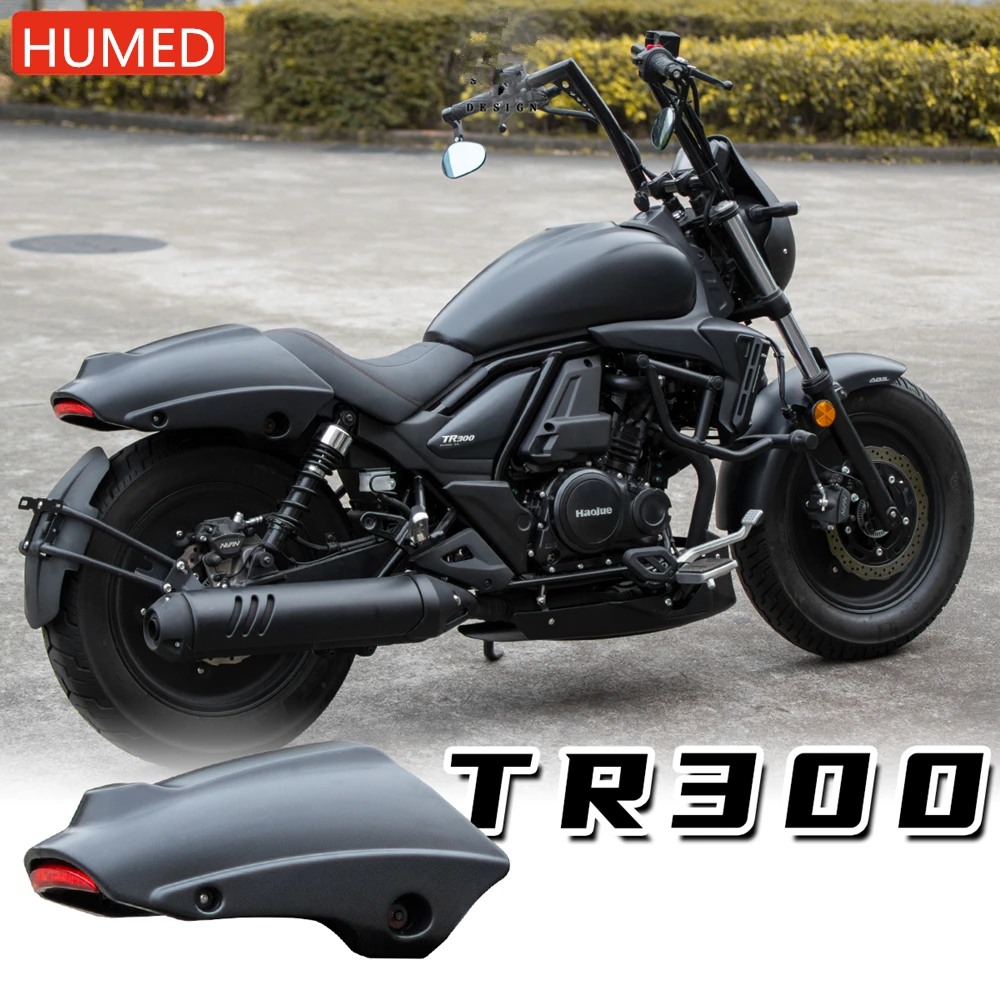 

TR300 Motorcycle Modified Short tail Seat Fairing Special lossless mounting rear tail cover single hump cover backing fender