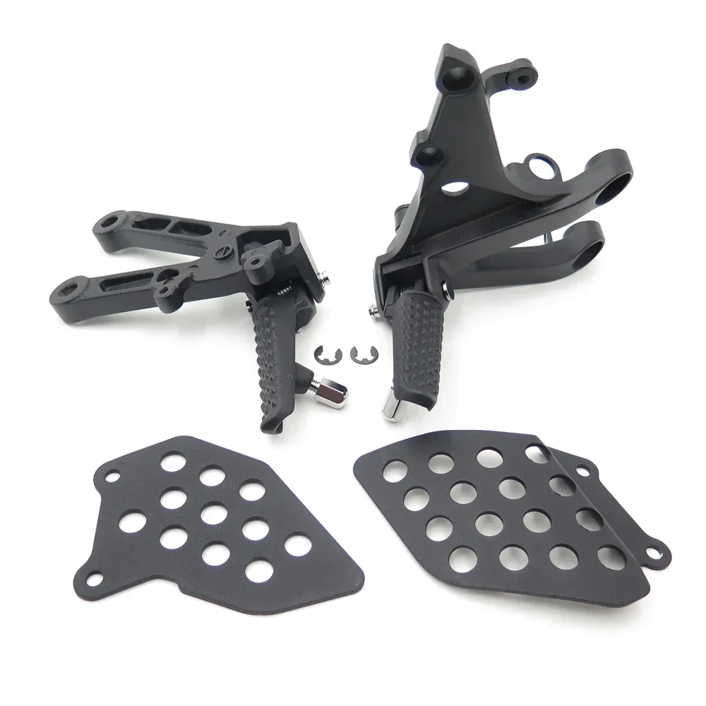 Фото Передняя подставка для ног, кронштейн для HONDA CBR 600RR 2007-2014, детали мотоцикла, черный №4