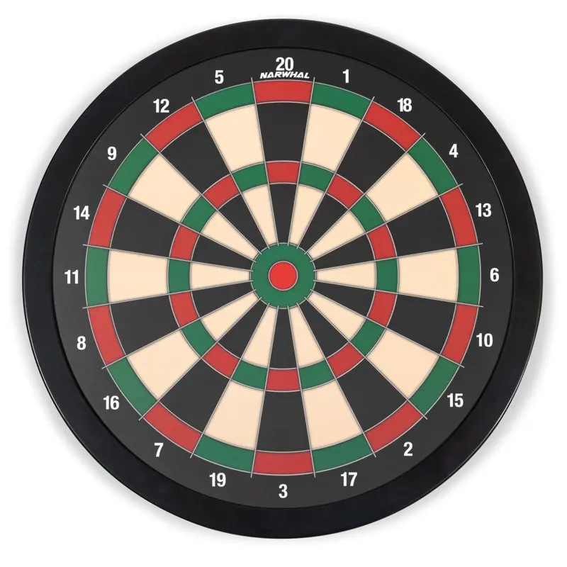 

15.5in Dartboard; Includes Six Darts Dart Board Set Wall Hanging Thickened Indoor Outdoor Throwing Game Steel Tipped Darts