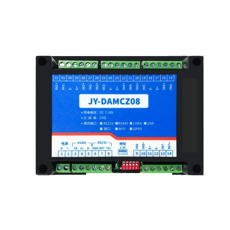 

Damcz08 6-полосный 8-полосный сенсорный модуль Modbus RTU RS485