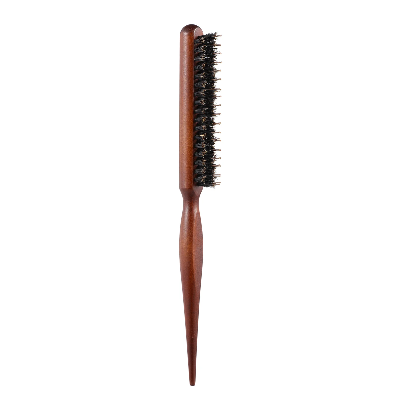 

Teasing Comb Fine Hair Wooden Handle Brush Bristles Hairdressing Barber Tool Tease Styling Bamboo Pointed Tail Miss Appliances