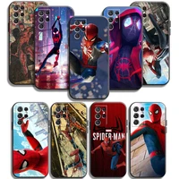 spiderman marvel phone cases for samsung galaxy a31 a32 a51 a71 a52 a72 4g 5g a11 a21s a20 a22 4g funda coque carcasa