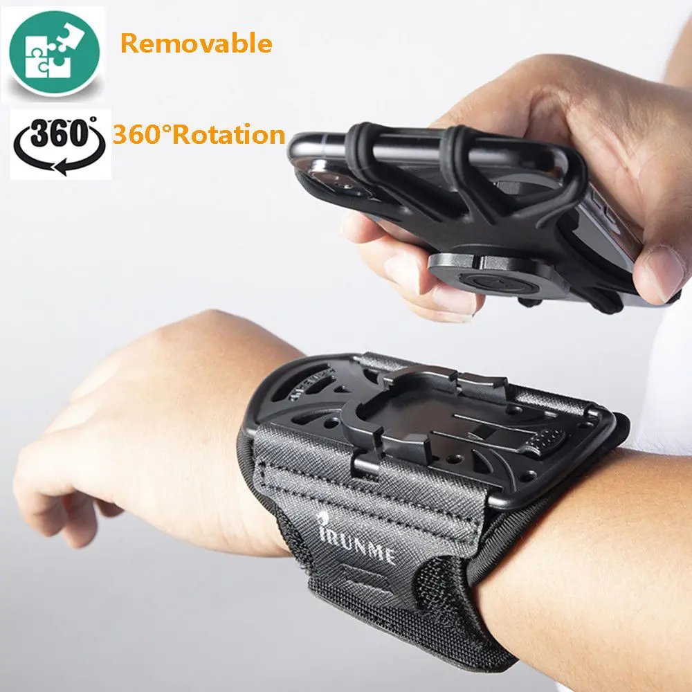 

Drive Multifunctional package Running Wrist B ag Cycling Arm B ag Phone W ristband Sports Removable 360°rotation