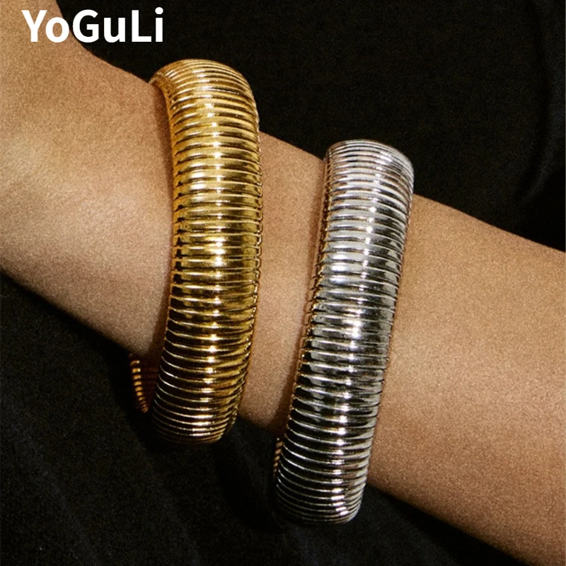 Современные ювелирные изделия роскошные темпераментные металлические браслеты
