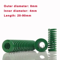 12pcs heavy load die mold springs green outer dia 8mminner dia 4mmlength 20mm 90mm spiral stamping compression die spring