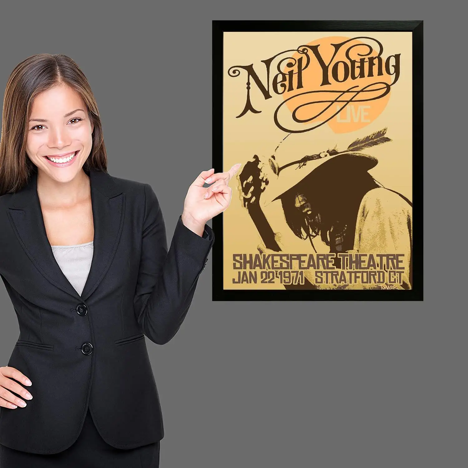 Плакат на холсте Neil Young настенное искусство печать с изображением современная