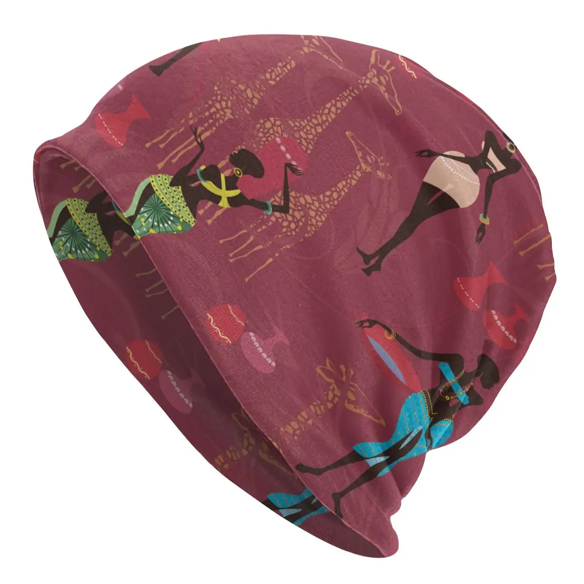 

Unisex Casual Hat African Background Cap Winter Warm Beanies Adult Hip Hop Bonnet Hat
