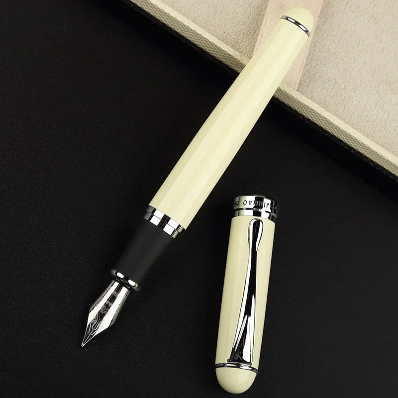

Jinhao X750 классический стиль серебряный зажим металлическая перьевая ручка с наконечником 0,5 мм стальные чернильные ручки для подарка офисные принадлежности школьные принадлежности