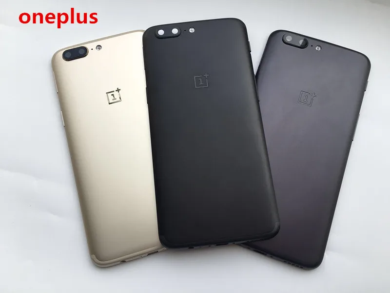 

Original Battery Back Cover For Oneplus 5 A5000 Housing+Power Volume Buttons For Oneplus 5 A 5000battery cover Replacement