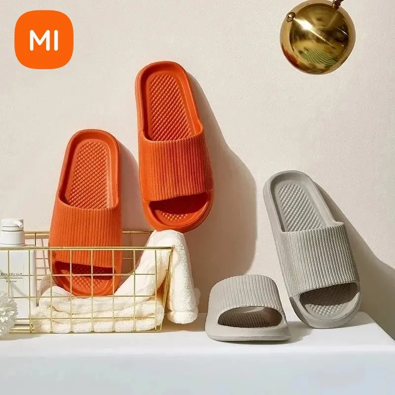 

New Xiaomi Mijia Summer Slippers Women Shoes EVA Beach Sandals Soft-soled Indoor Men Mute Non-slip Household Flip Flops