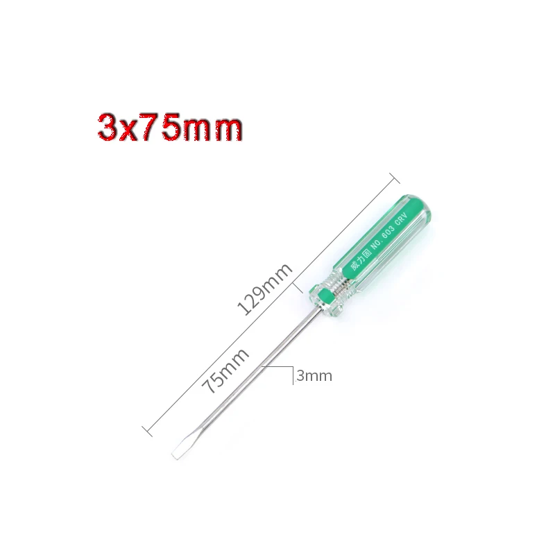 

Магнитная отвертка CR-V прорезная 3/5/6 мм 38-300 мм