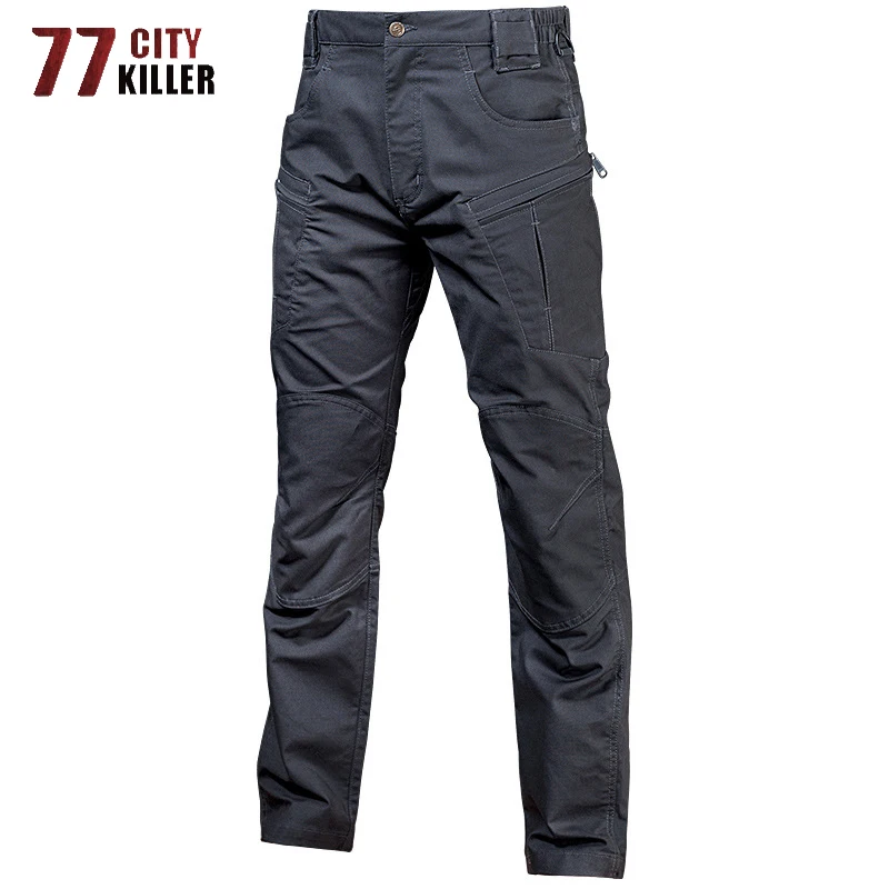 Tactical Pants Men Waterproof Wear-resistant SWAT Combat Military Trousers Male Multi-Pockets Climbing Joggers Mens Cargo Pants images - 6