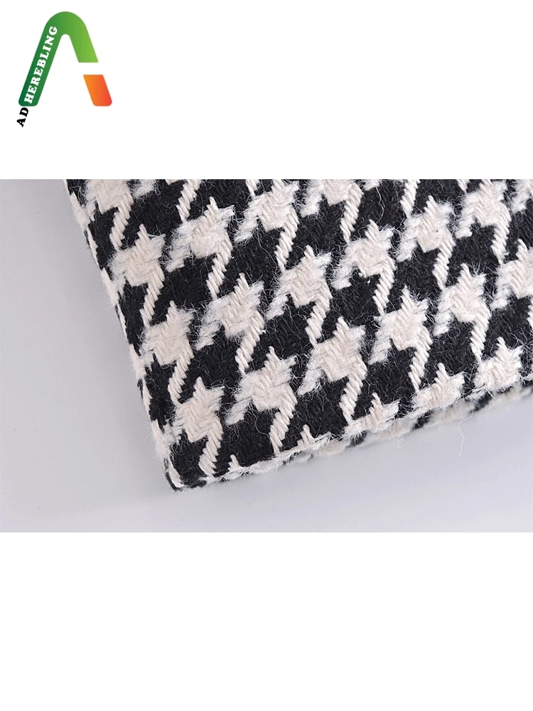 Женская твидовая юбка-карандаш Adherebling повседневная шерстяная с высокой талией и