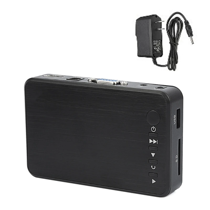 1080P медиа плеер HDMI-совместимый выход портативный MP4 Поддержка видео фото музыки