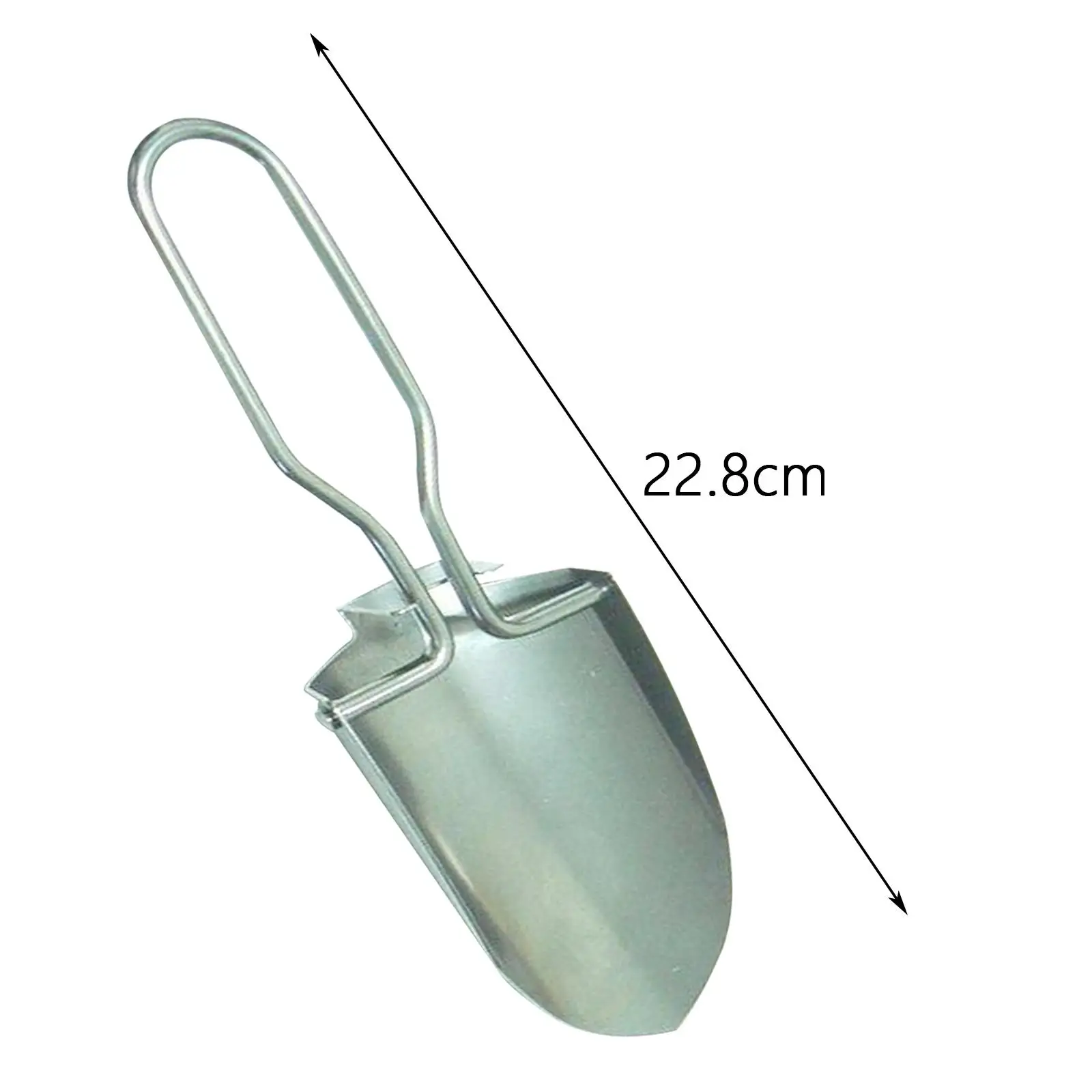 

Stainless Steel Foldable Garden Shovel with Storage Bag Mini Folding Trowel Garden Tools for Planting Courtyard Farm Lawn Hiking