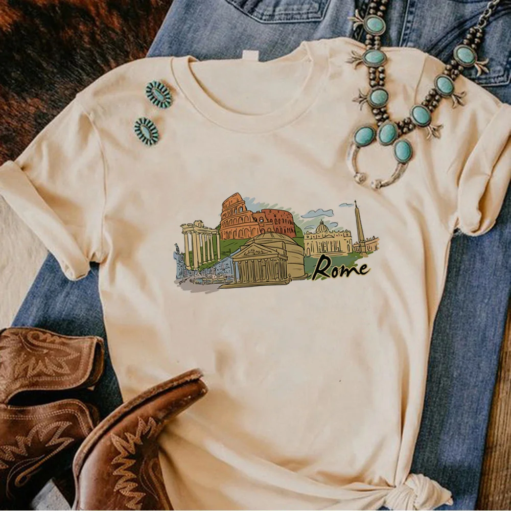 

Italy t-shirts women anime funny graphic t-shirts girl streetwear clothing