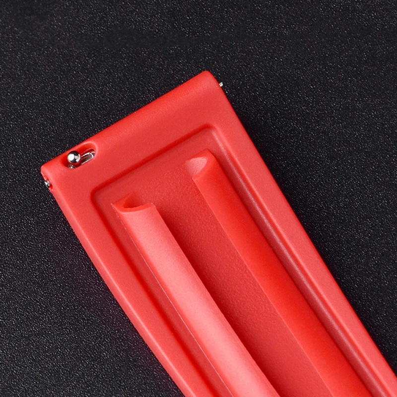 Ремешок резиновый для наручных часов спортивный быстросъемный браслет из