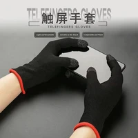2pcs anti slip touch screen breathable sweatproof gloves knit thermal gloves for gaming biking winter warm cycling accessories