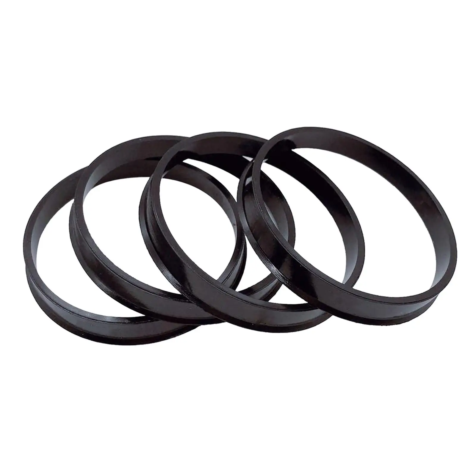 

6X 4pcs 66.6mm - 57.1mm Wheel SpigotCentric Bore Center Black