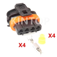 1 set 4 pins 368162 1 car ignition coil high voltage pack wire socket 1928404745 auto sealed electrical connector