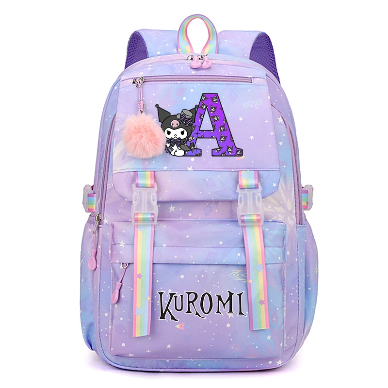 Рюкзак для девочек Sanrios Kuromis с надписью женский рюкзак книг школьный подростков