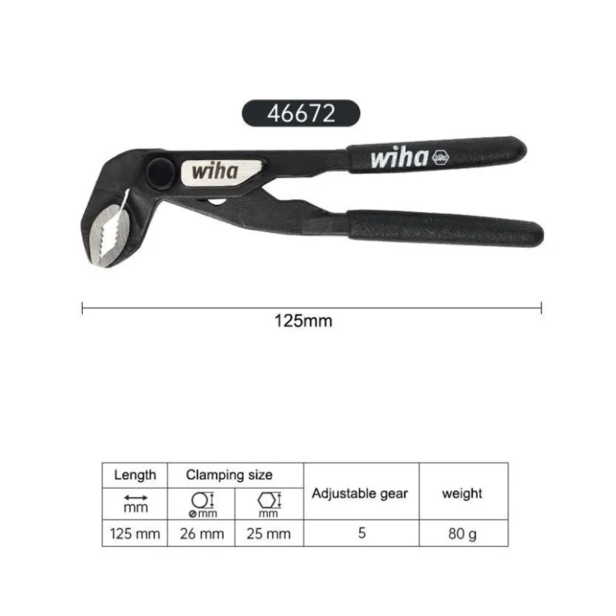 

WIHA 46672 Мини-плоскогубцы для водяного насоса