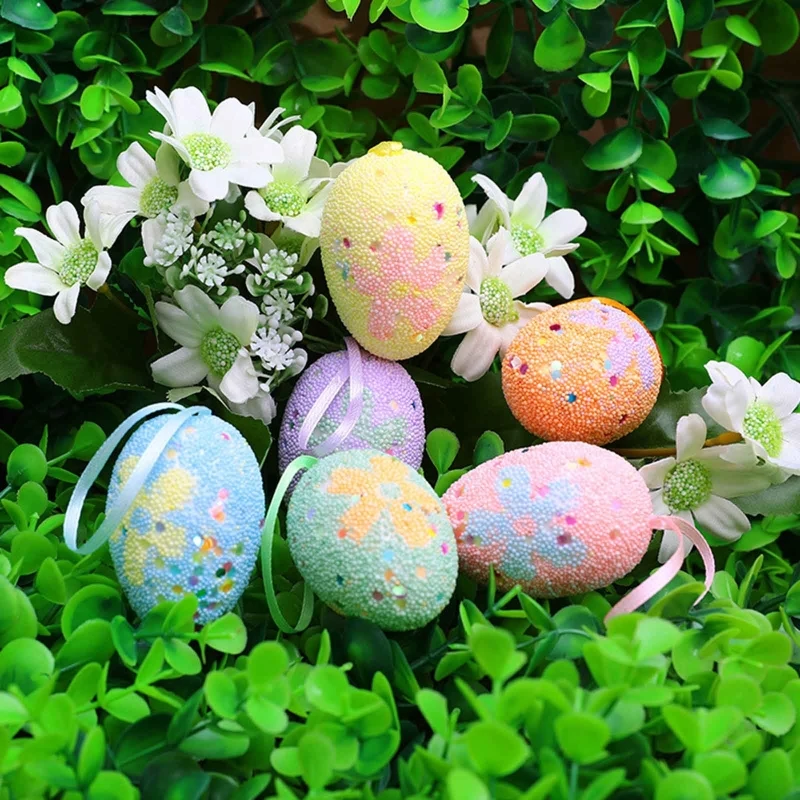 

6 шт. Симпатичные пасхальные подвесные украшения, весна, Пасха, ручная работа, искусственные украшения для дома, подарок для вечеринки, 5Гб