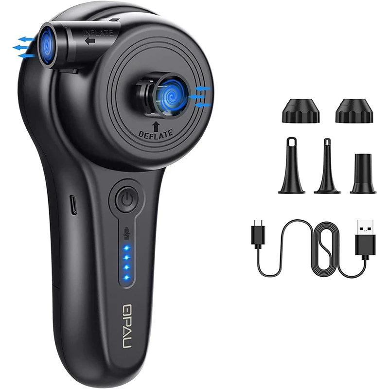 

Электрический надувной воздушный насос для кемпинга, перезаряжаемый портативный воздушный матрас, насос