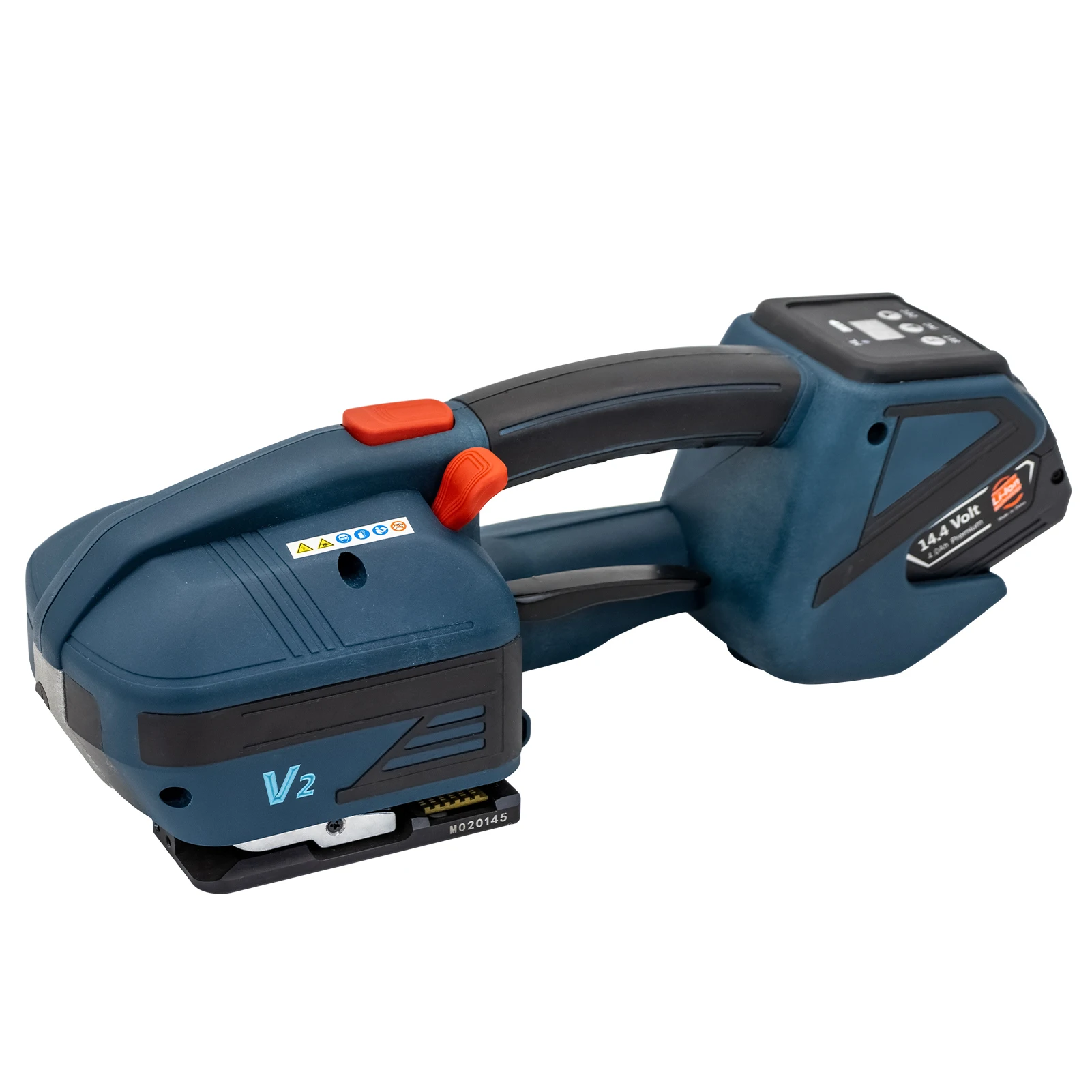 

Электрическая обвязочная машина V2 для 13-16 мм ПЭТ/ПП ремней, портативный Упаковочный Инструмент, горячий плавильный пресс с большим аккумуля...