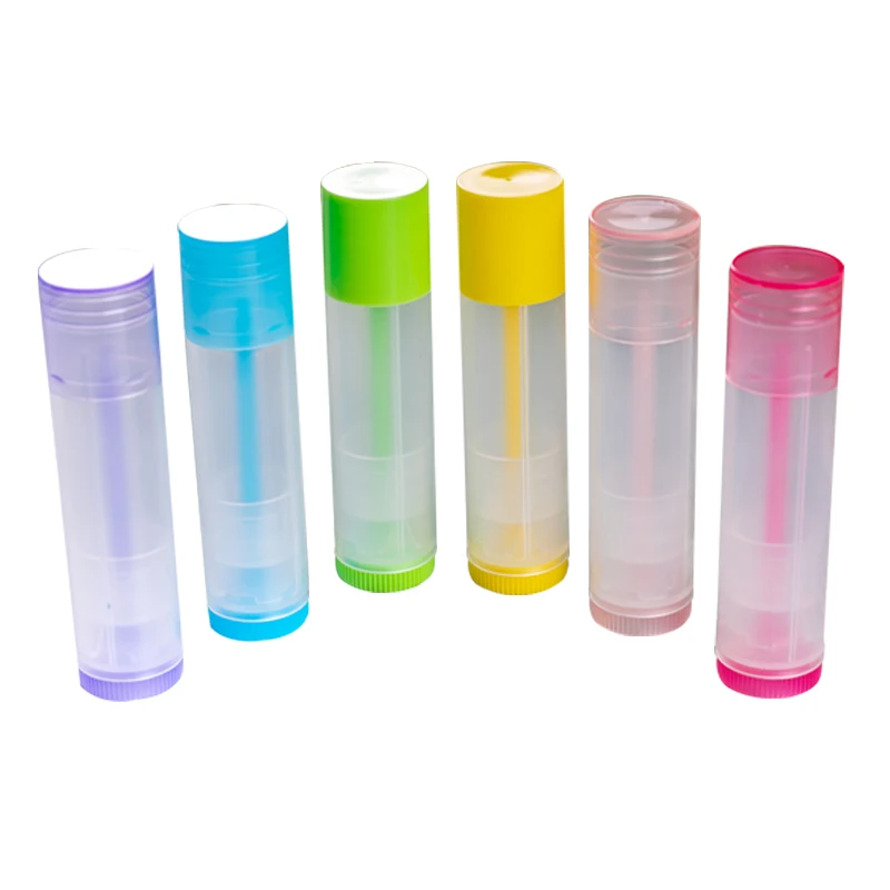 

30pcs 5g/5ml Plastic Lipstick Tube Lip Balm Vials Empty Cosmetic Containers Solid Glue Stick Transparent Travel Sample Bottles