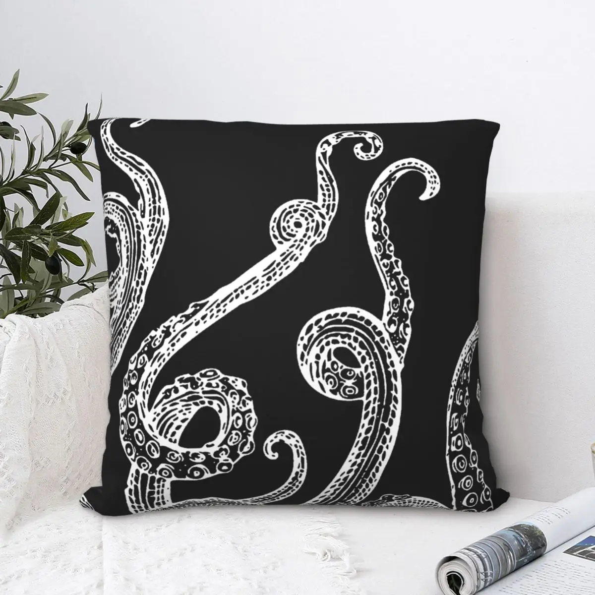 

Ocus Kraken Tentacles Ursula Throw Pillow Case Vikings Short Plus Cushion Covers Home Sofa Chair Decorative Backpack