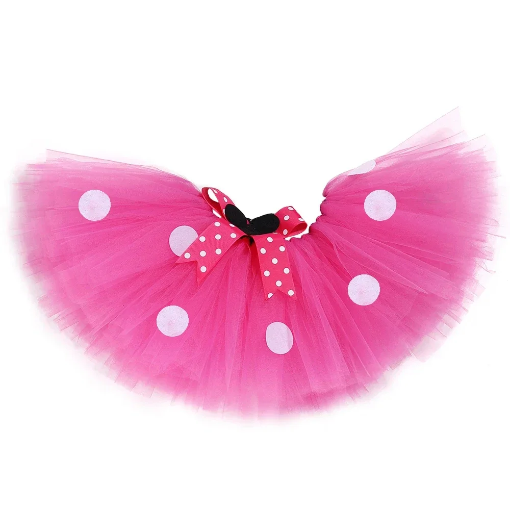 Детская юбка-пачка с бантом Минни