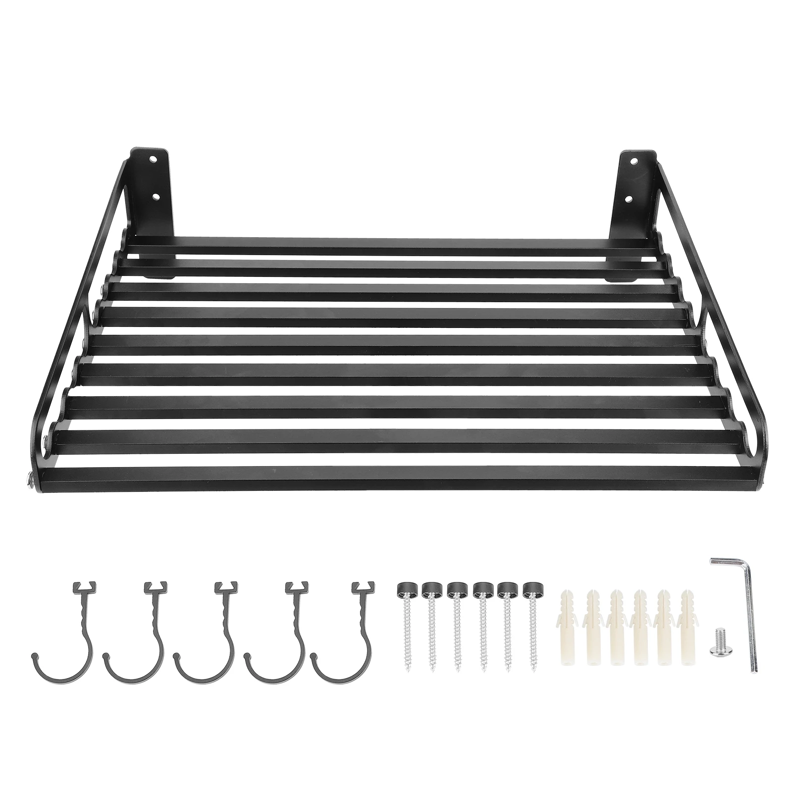 

Wall Mounted Microwave Oven Shelf Bracket Storage Rack Holder Household Kitchen Organizer50x40cm