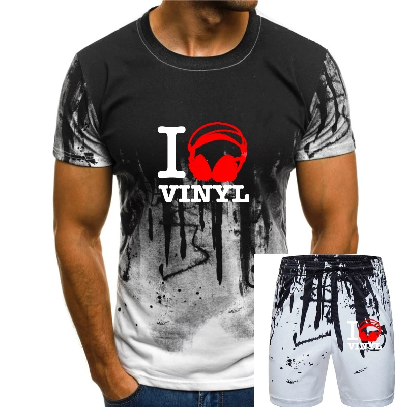 

Men T-Shirt Men Clothing Plus Size I Love Vinyl Mens Audiophile T Shirt - Hi-Fi Record Collector DJ Gift for Dad Tee Shirt