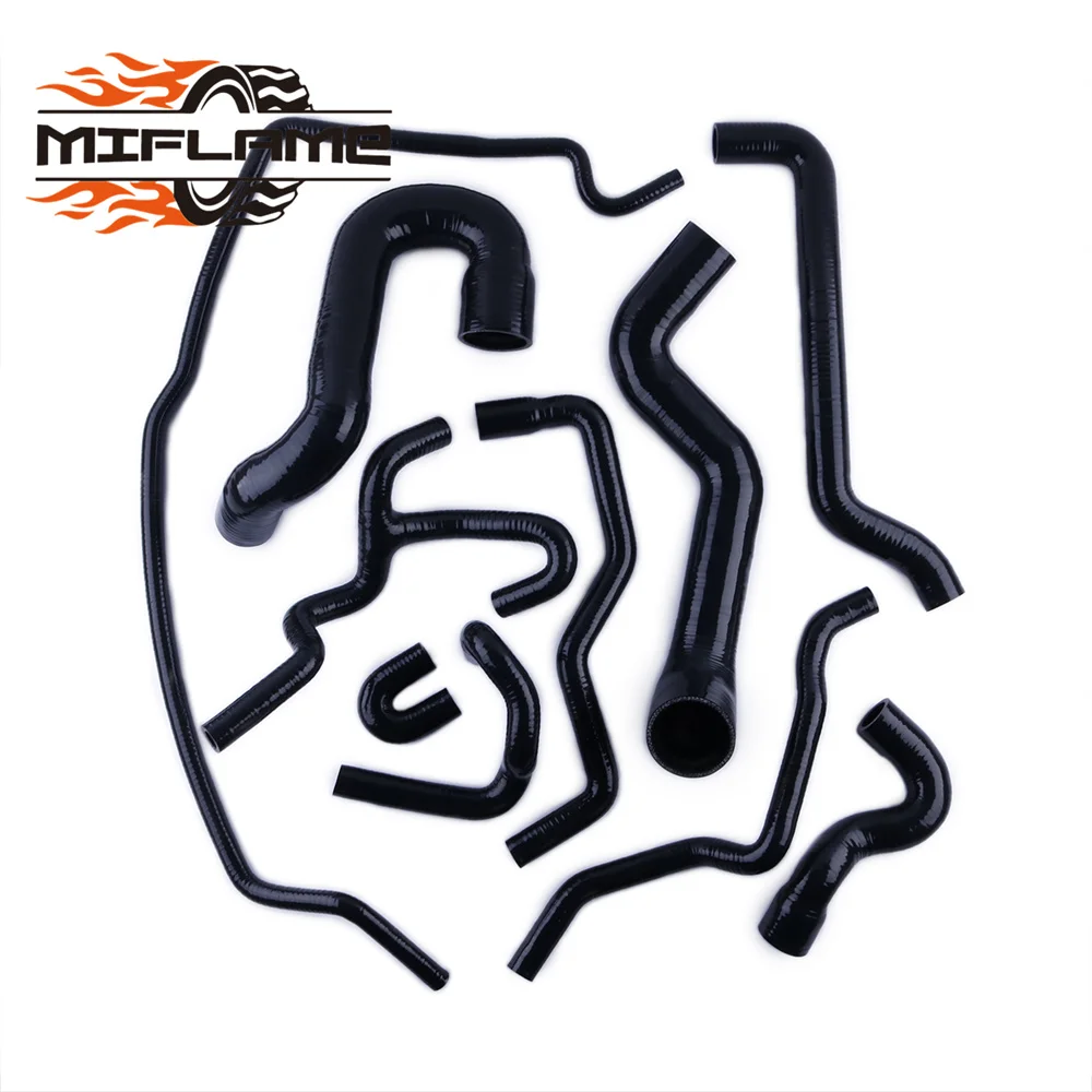 Комплект силиконовых турбо-шлангов охлаждающей жидкости радиатора для Saab 9-5 2.0T